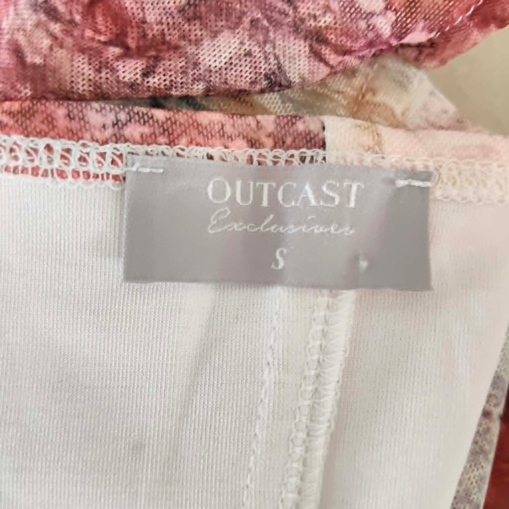 Orange Boned Crop Top - Outcast
