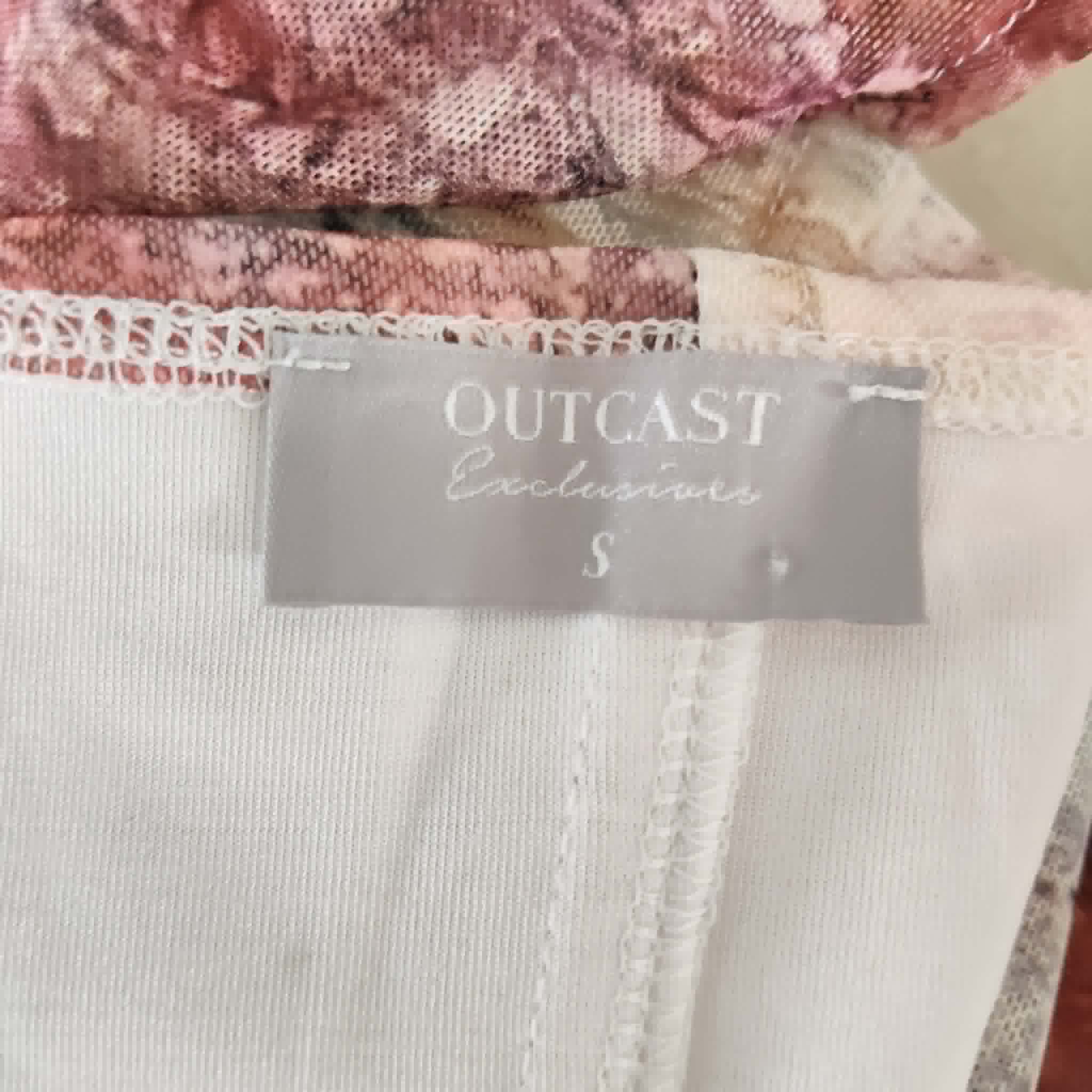 Orange Boned Crop Top - Outcast