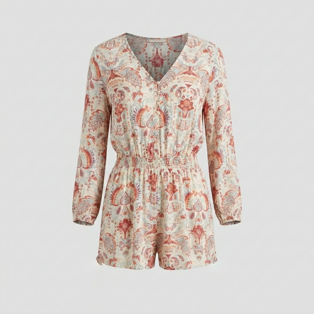 Pink Floral Playsuit - Billabong