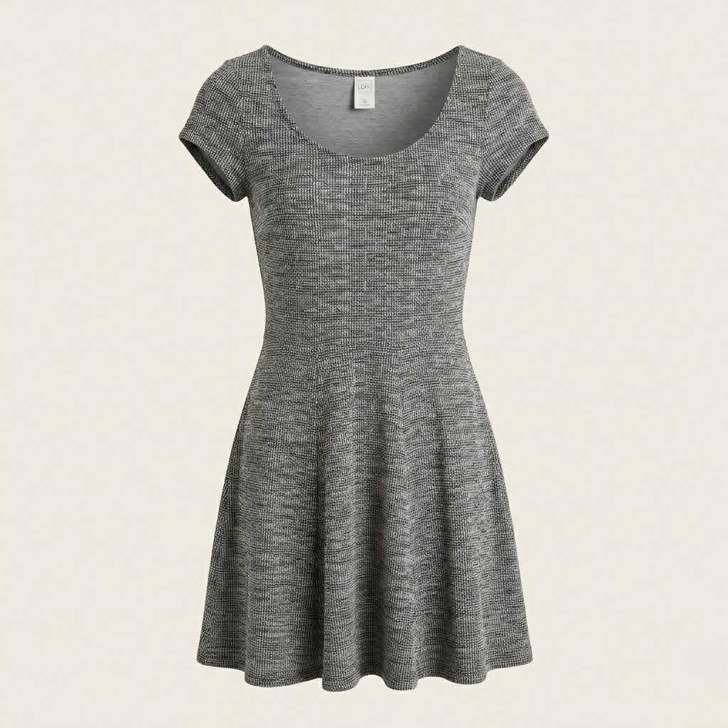 Check Skater Dress - Clothing & Co