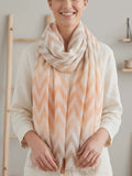 Orange & Beige Scarf
