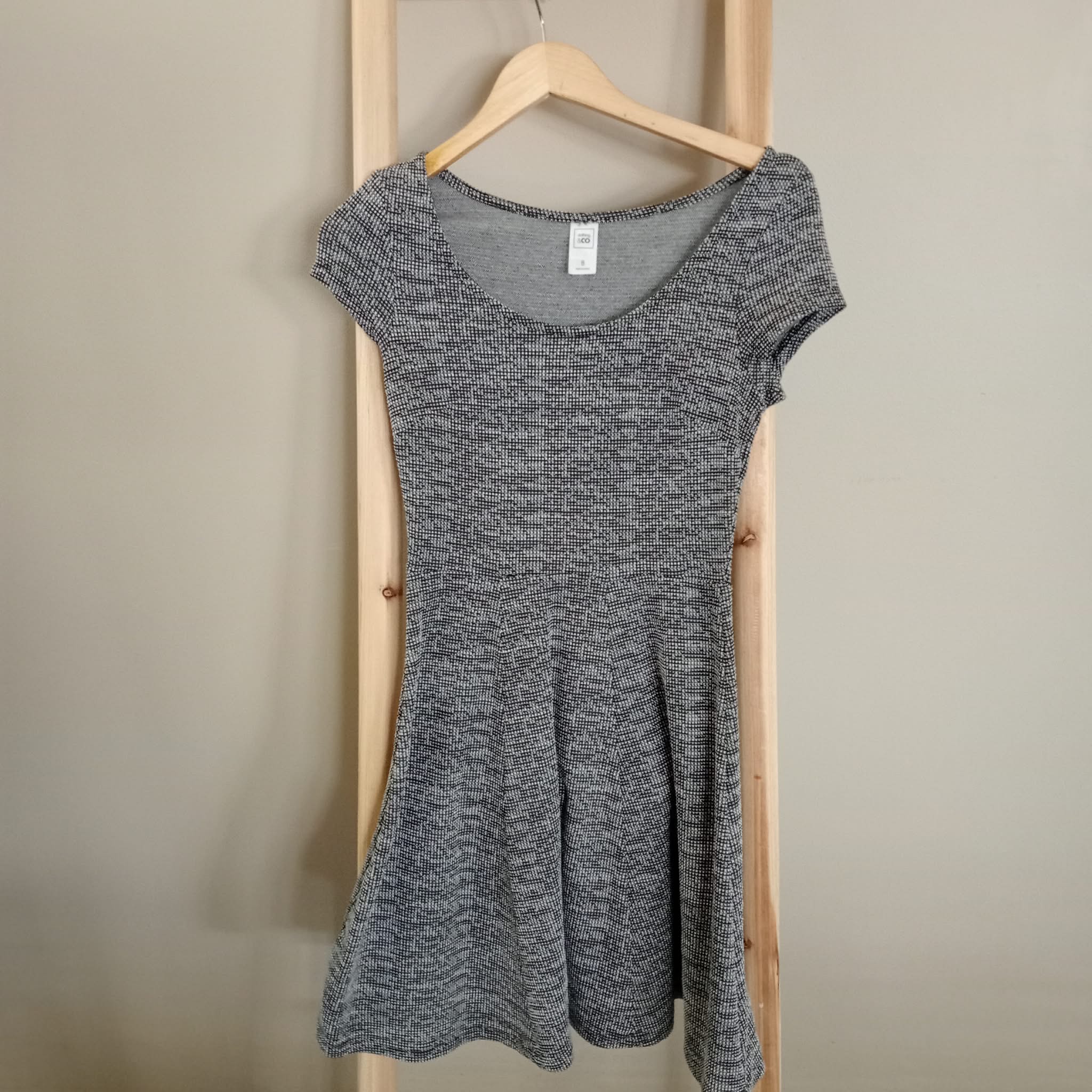 Check Skater Dress - Clothing & Co