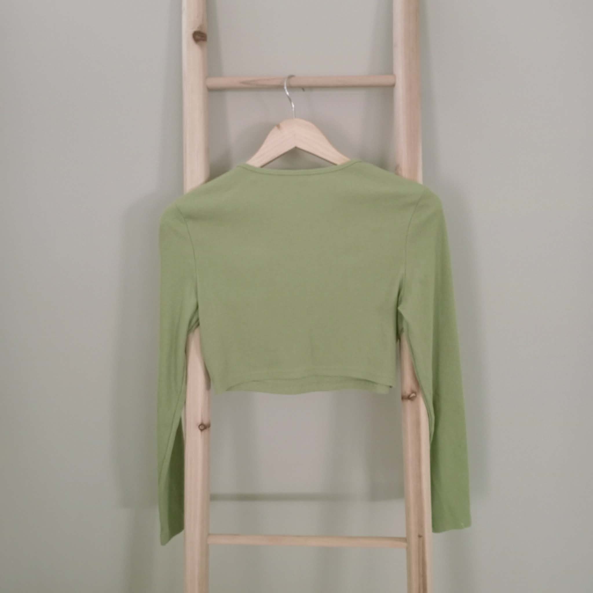 Lime Green Crop Top - Shein