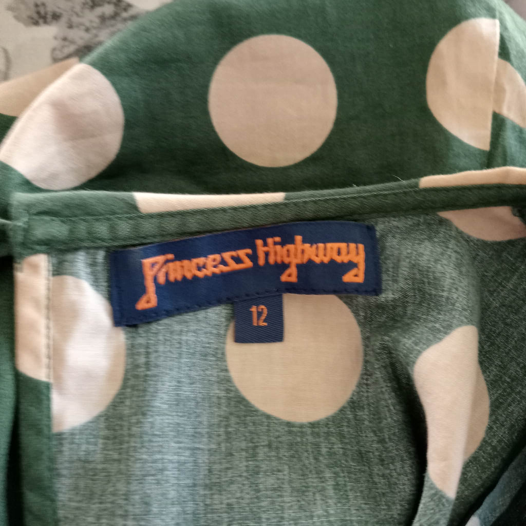 Large Polka Dot Crop Top - Princess Highway