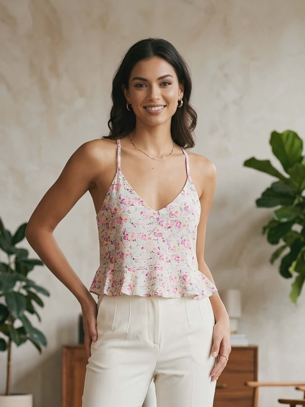 Pink Floral Top - Mooloola
