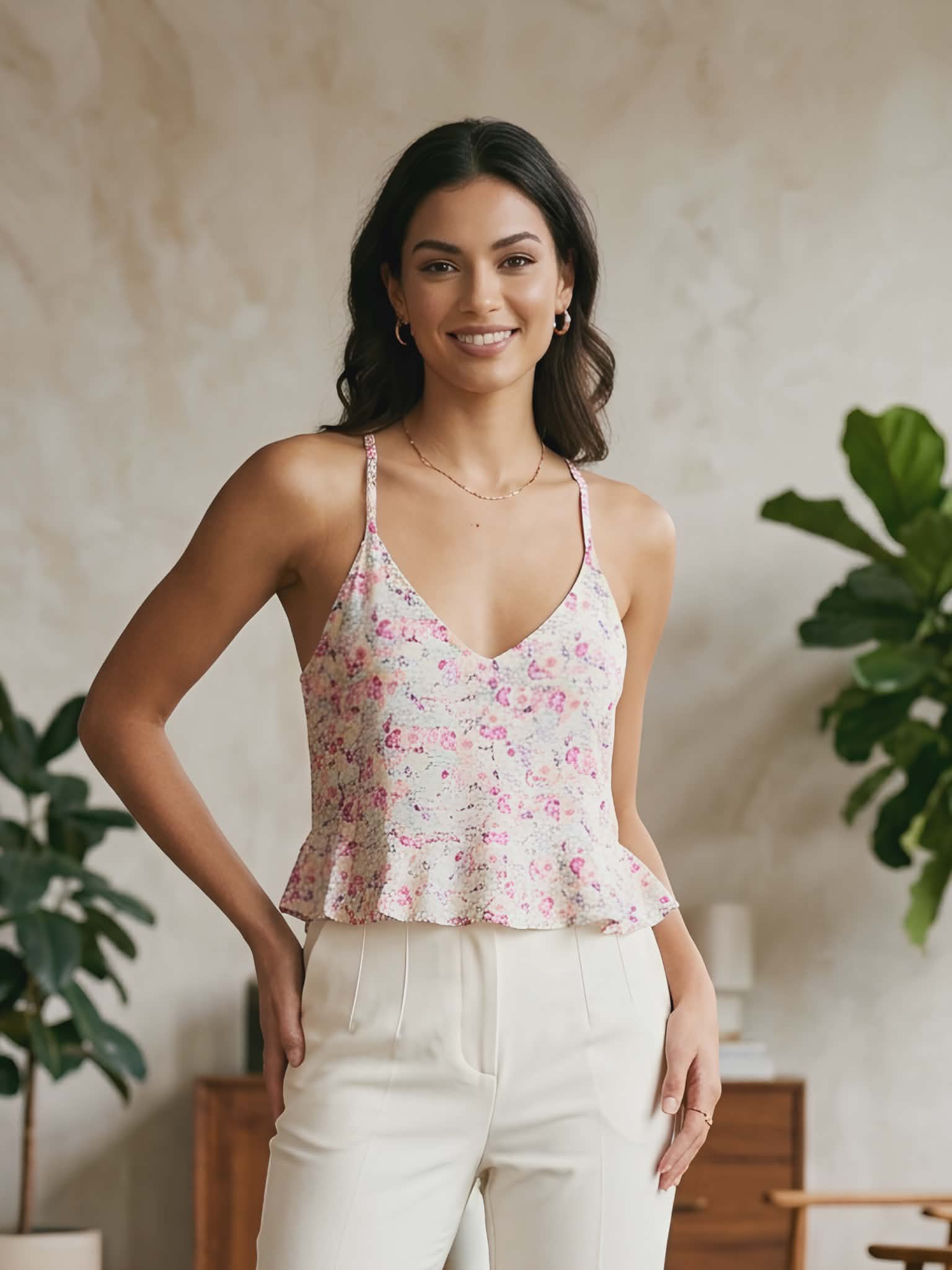 Pink Floral Top - Mooloola