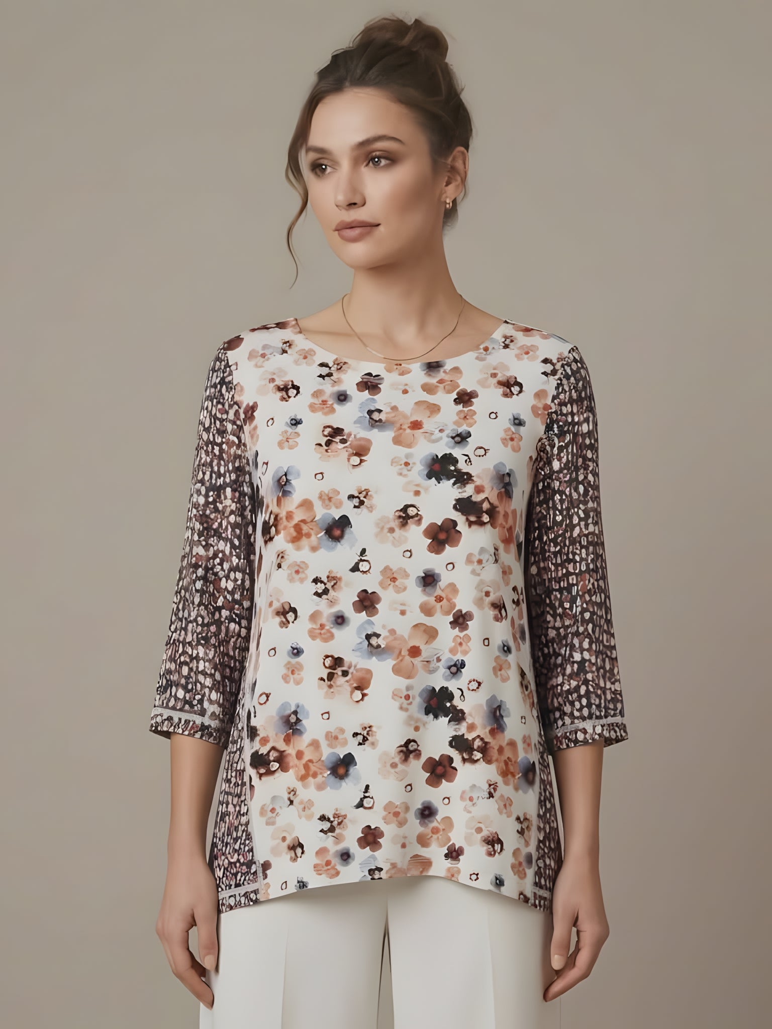 Tunic Top - Blue Illusion