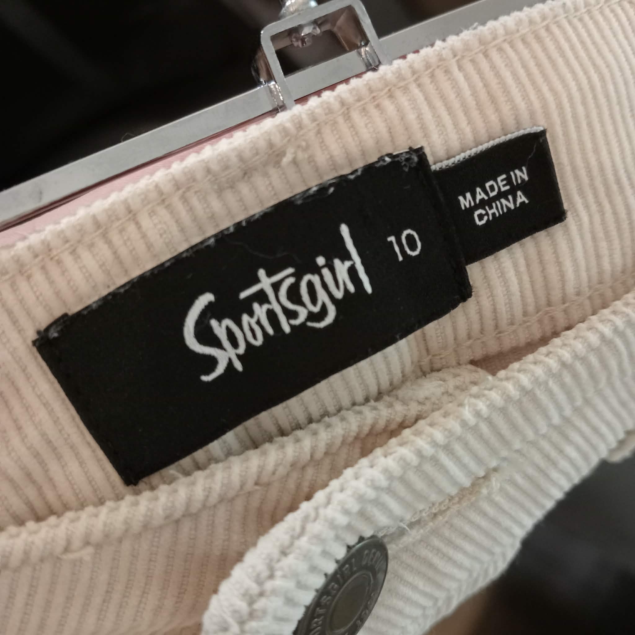 Cream Cord Pants - Sportsgirl