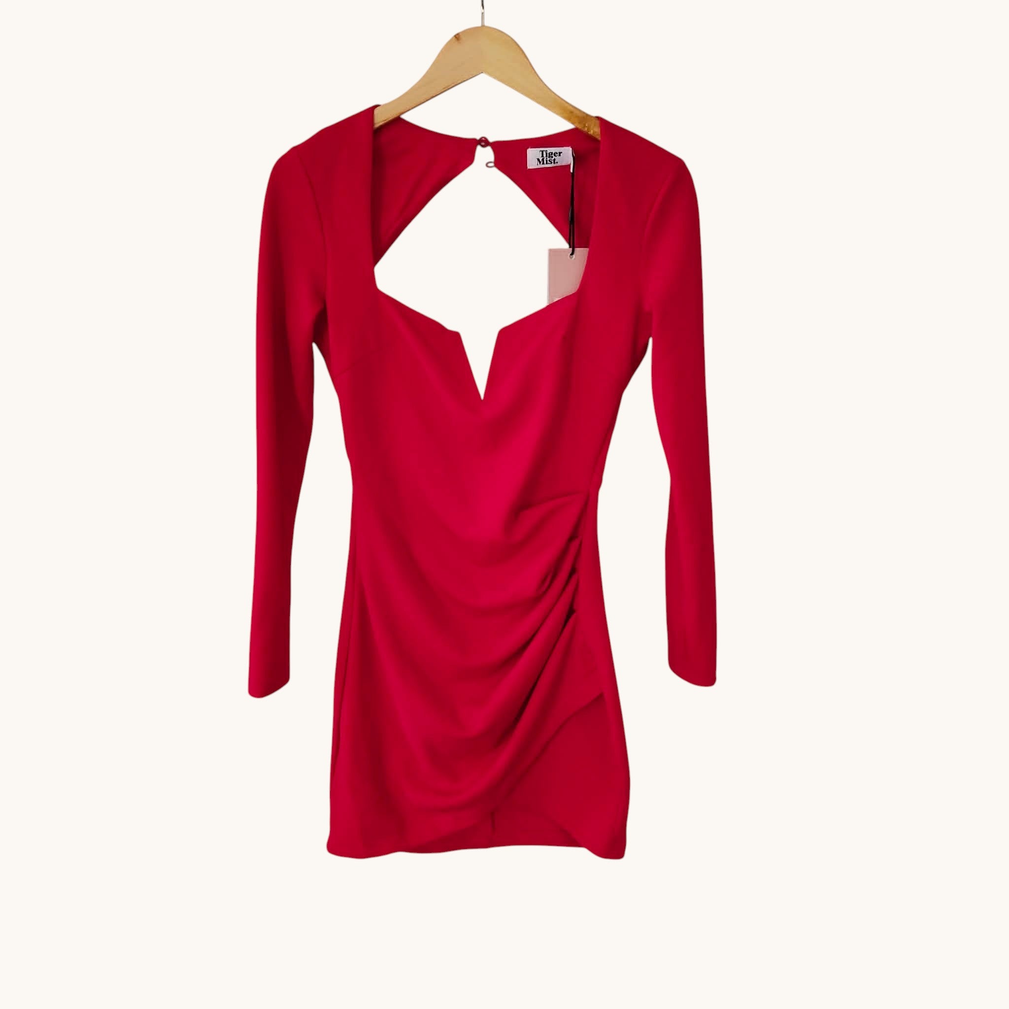 Red Bodycon Dress - Tiger Mist