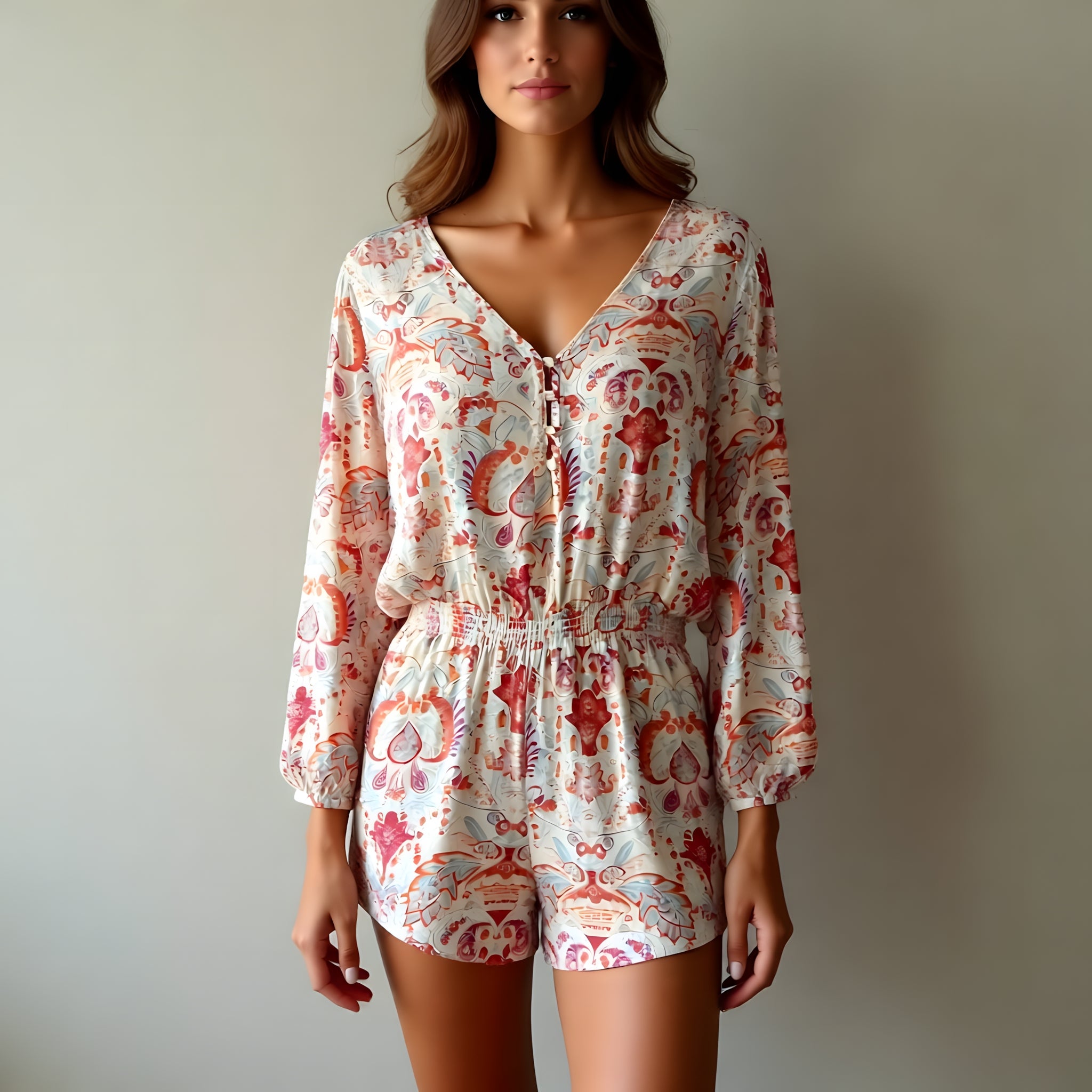 Pink Floral Playsuit - Billabong