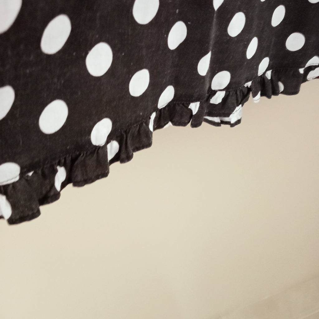 Black Polka Dot Top - Cali & Co