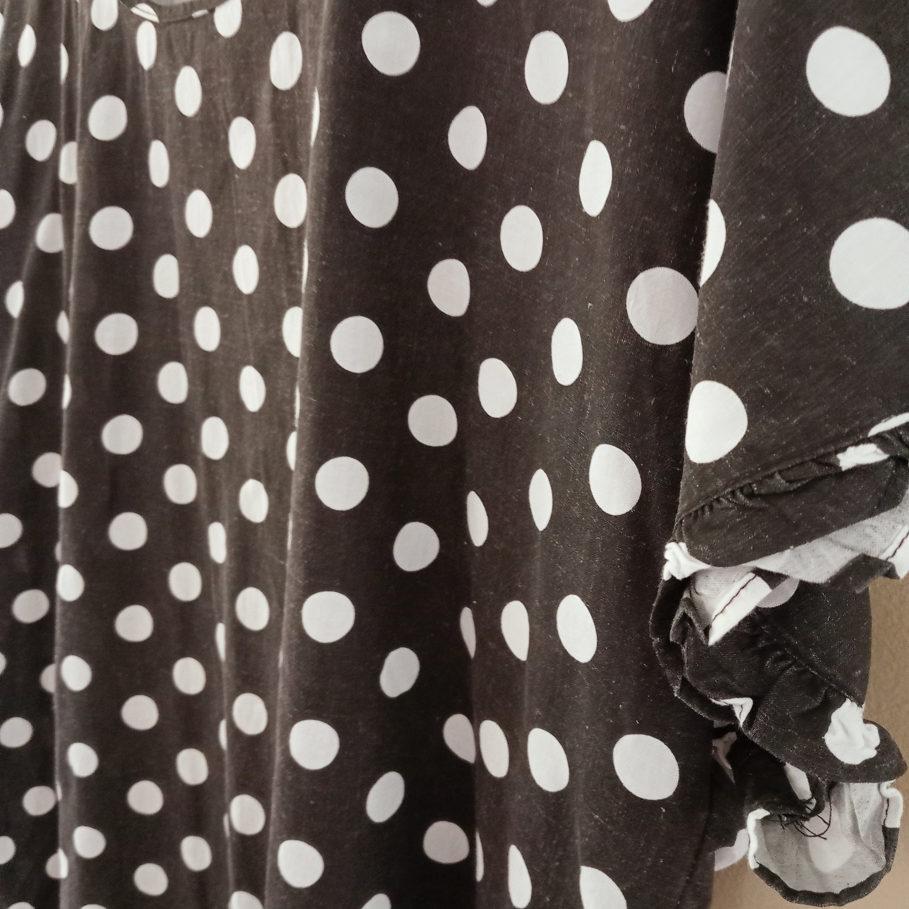 Black Polka Dot Top - Cali & Co