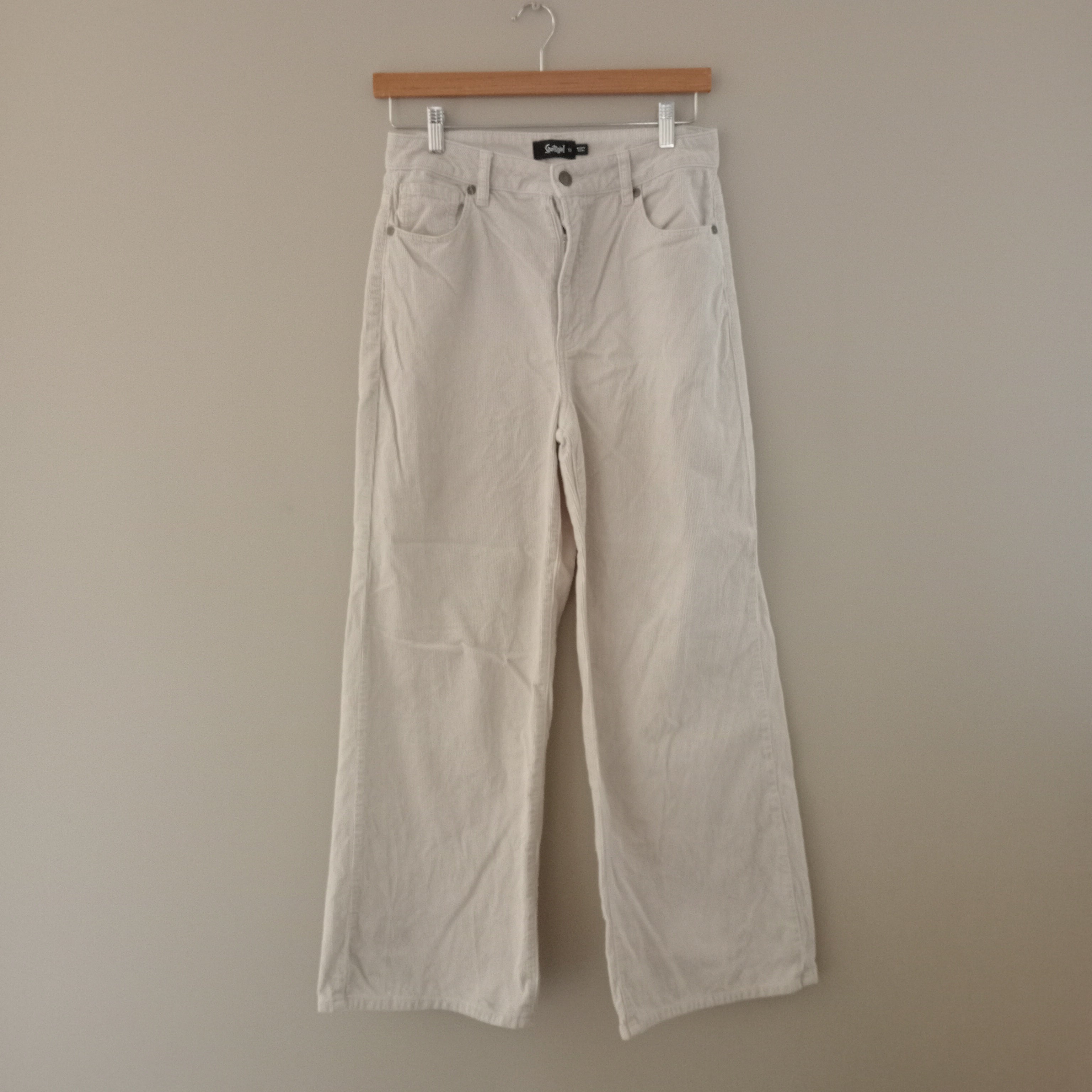 Cream Cord Pants - Sportsgirl