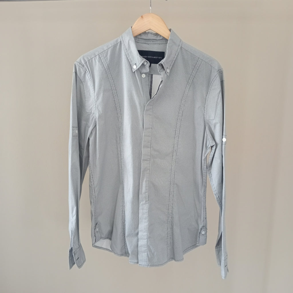 Navy Stripe Shirt French Connections