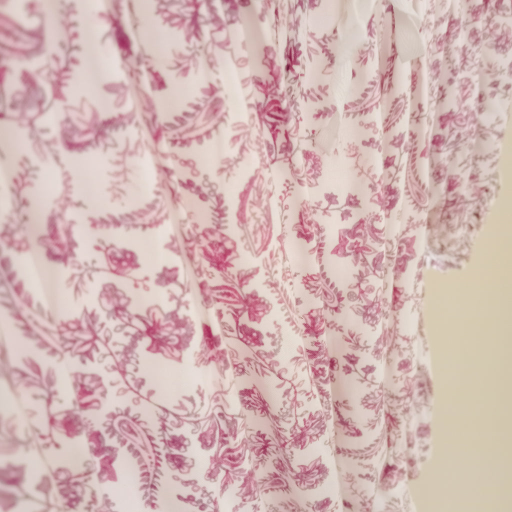Purple Floral Top - Queen The Label