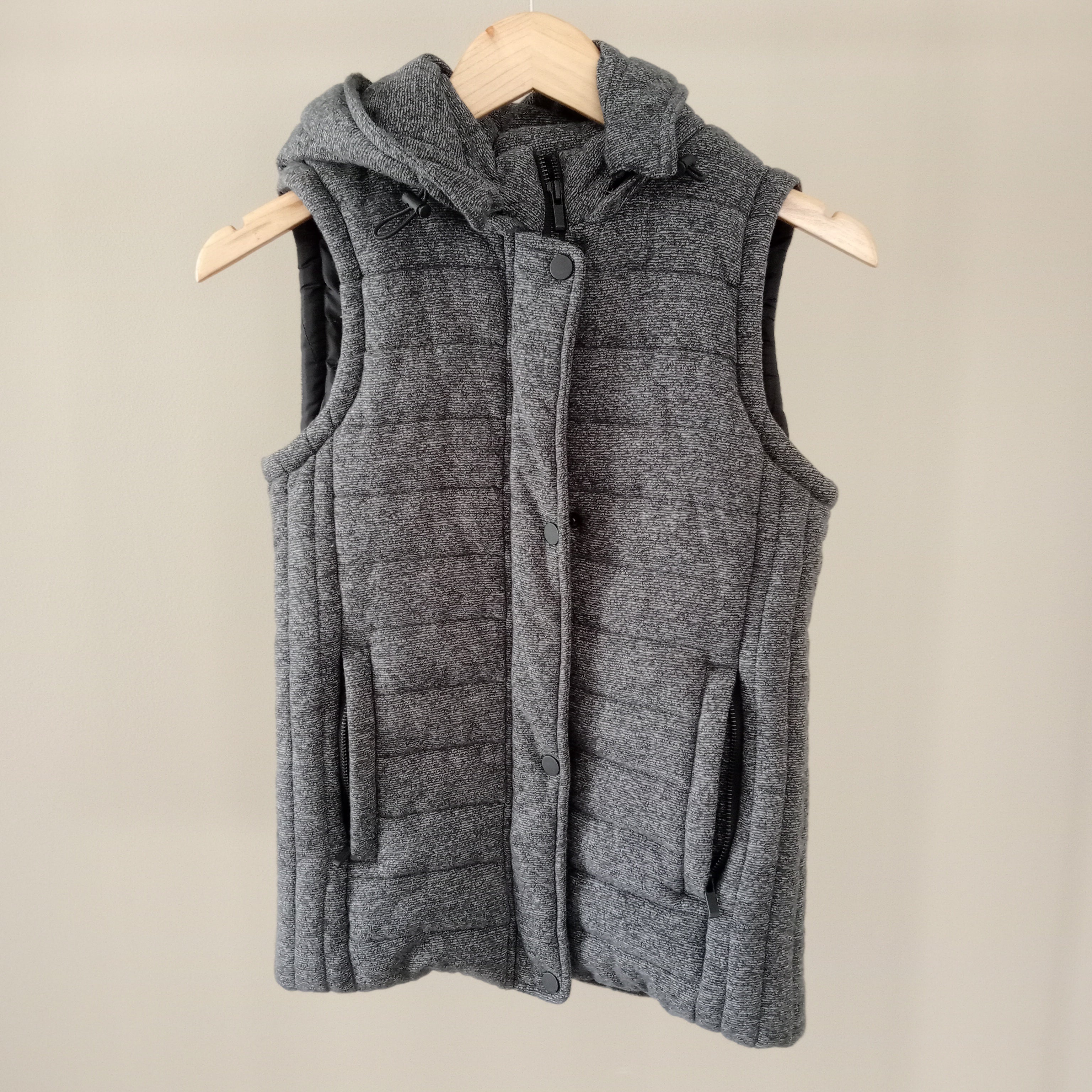 Grey Sleeveless Jacket - Seed Heritage