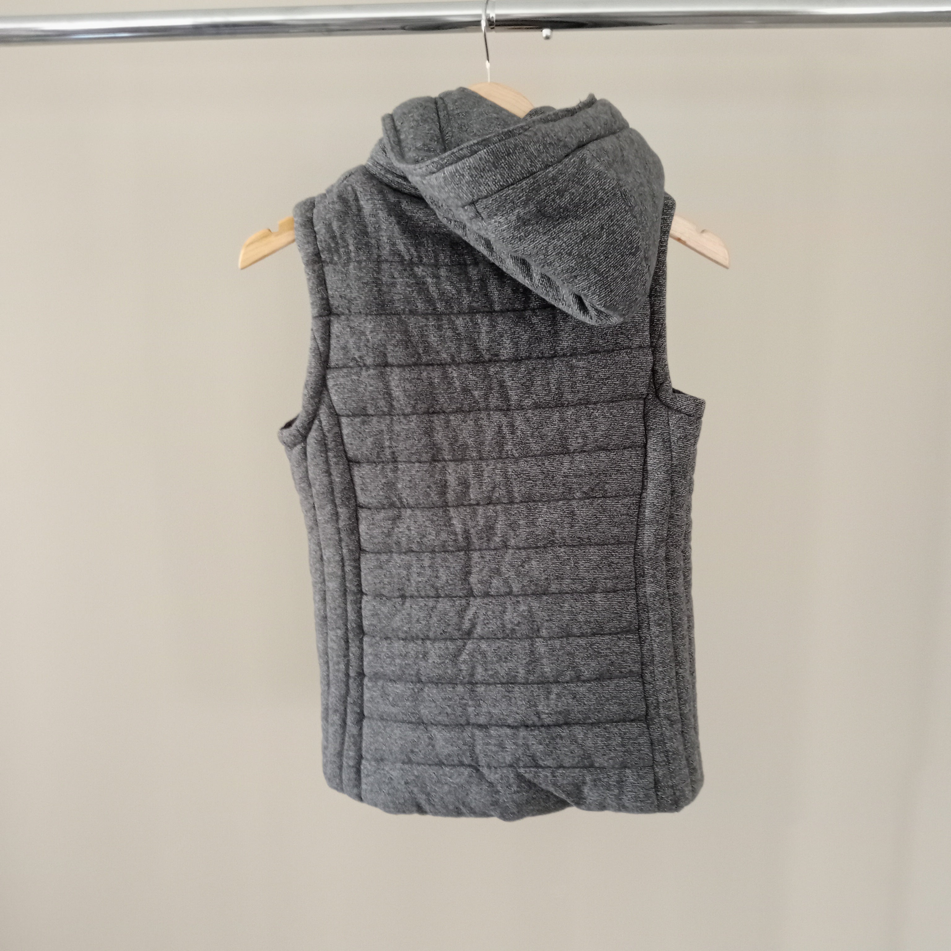 Grey Sleeveless Jacket - Seed Heritage