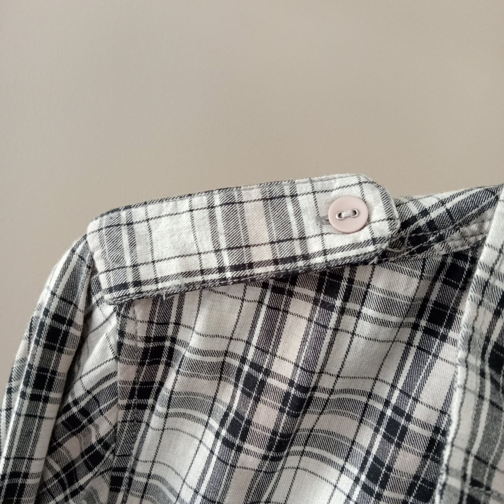 Black & White Checked Shirt - Burton London