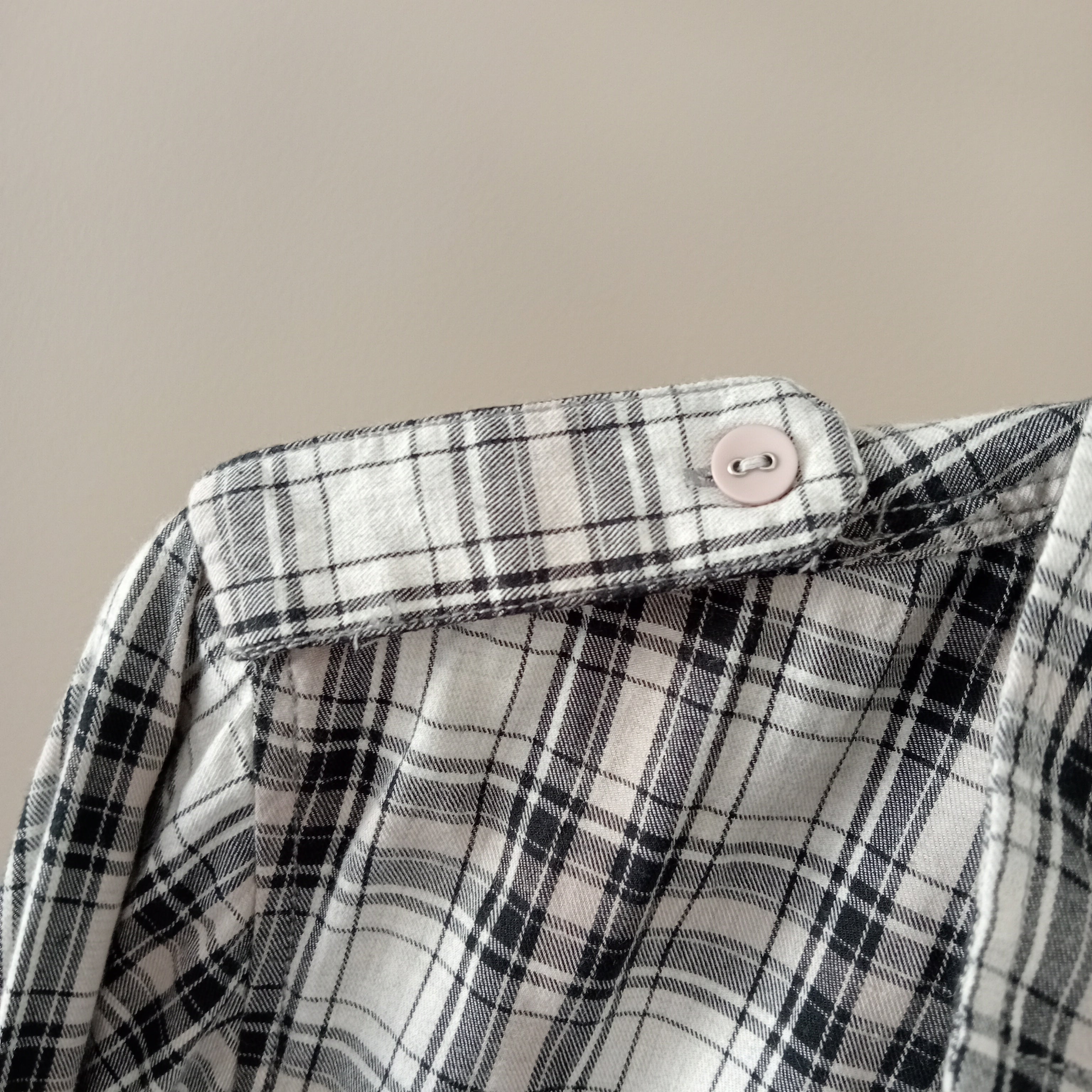 Black & White Checked Shirt - Burton London