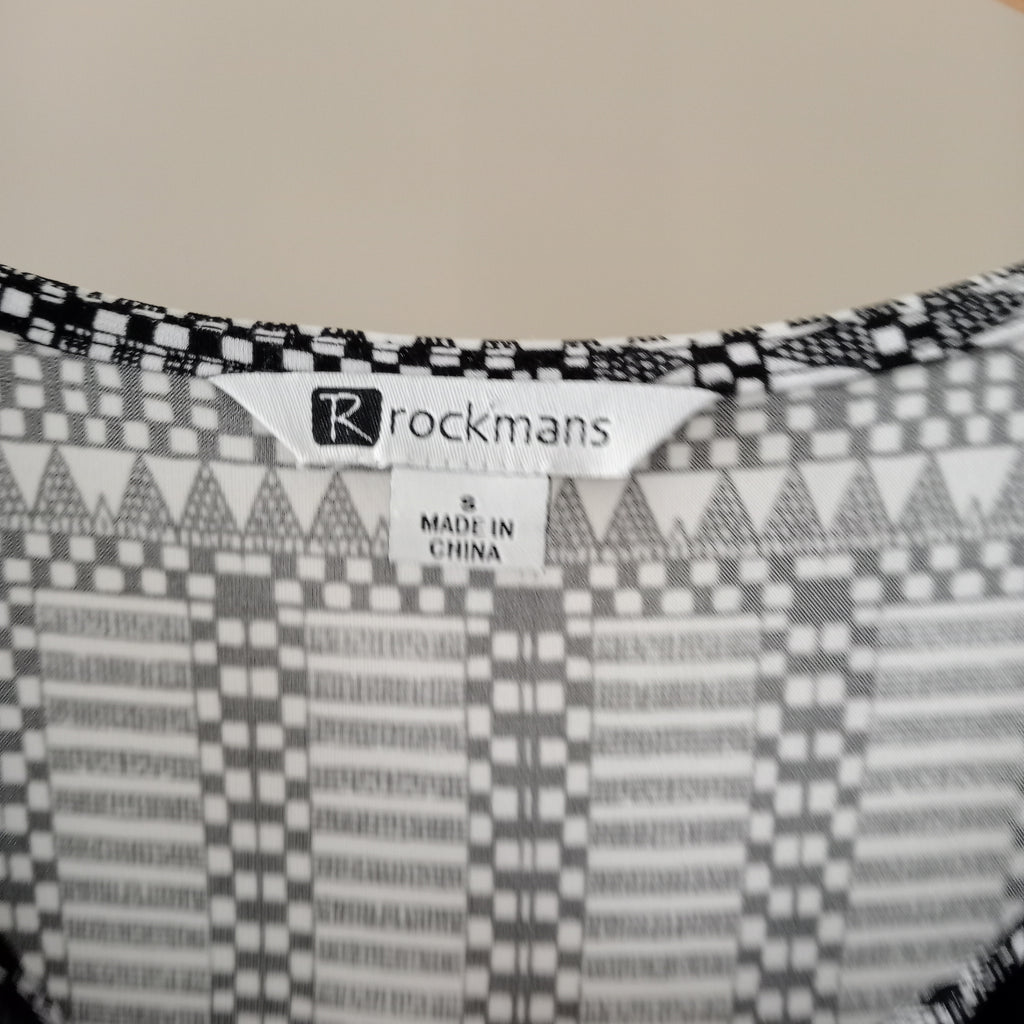 Black & White Tunic Top - Rockmans