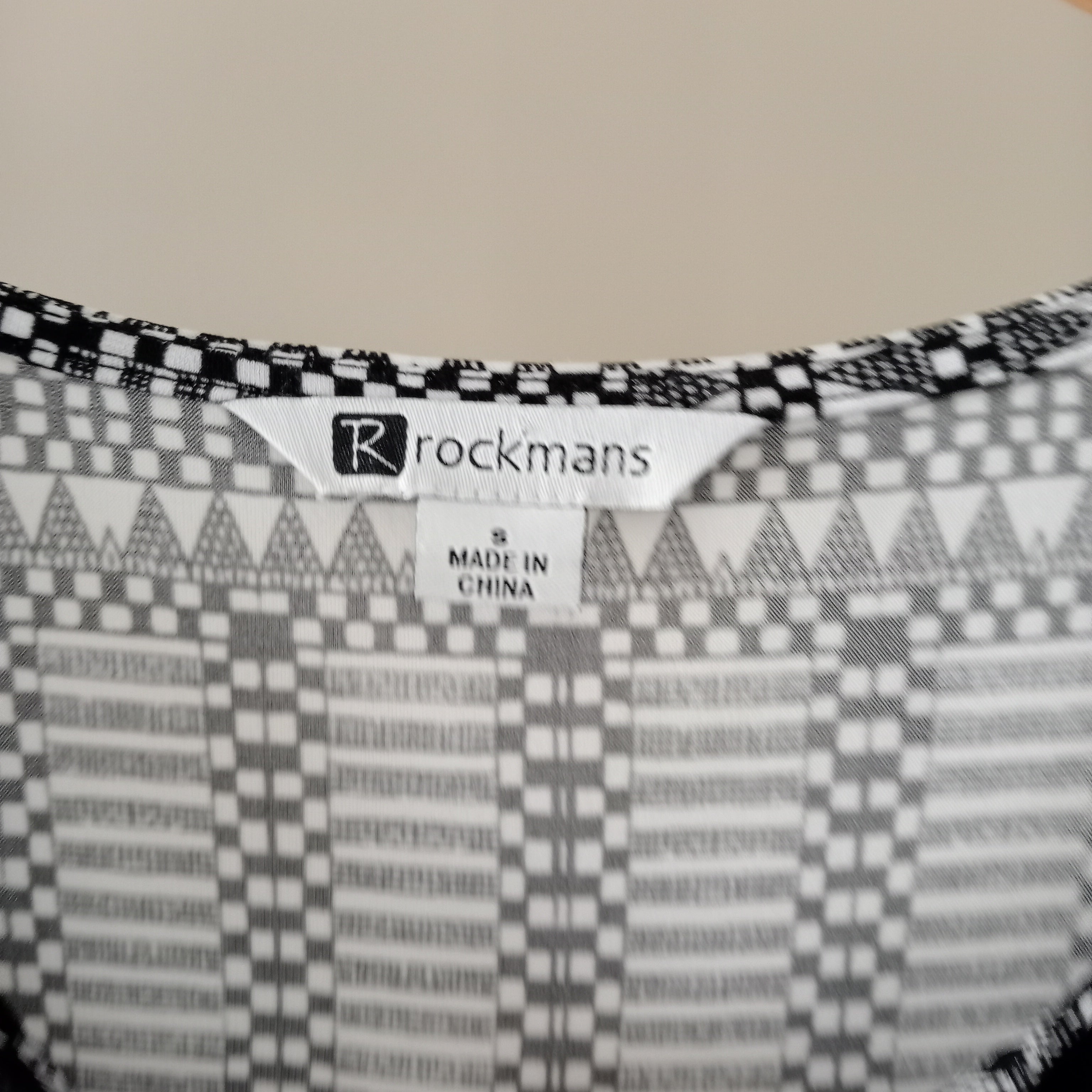 Black & White Tunic Top - Rockmans