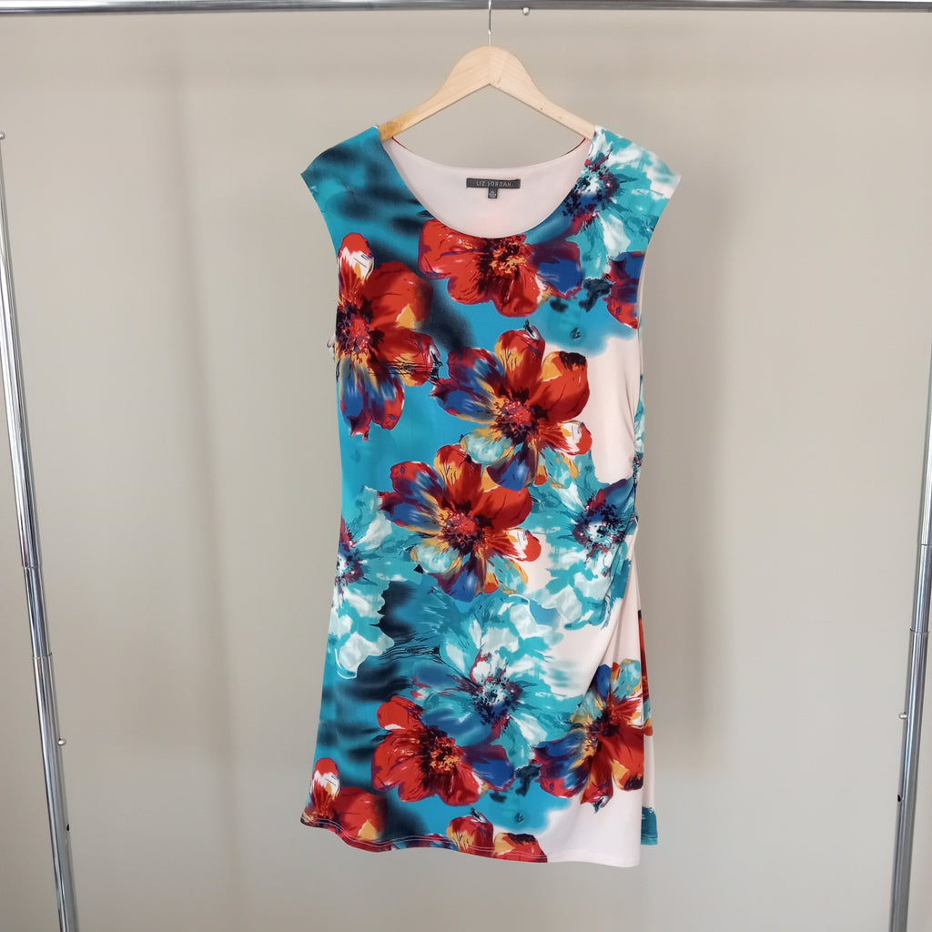 Multicoloured Print Dress - Liz Jordan