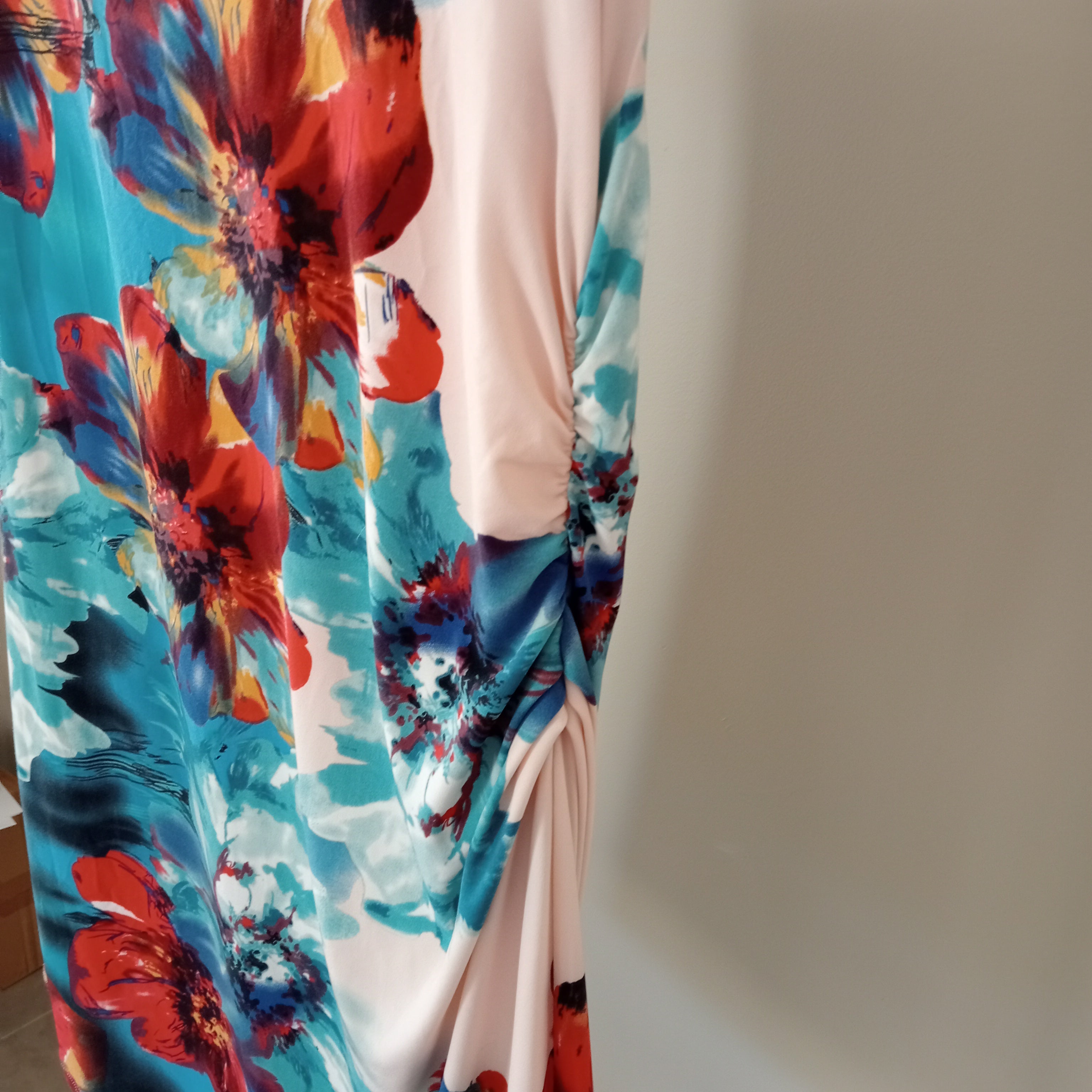 Multicoloured Print Dress - Liz Jordan