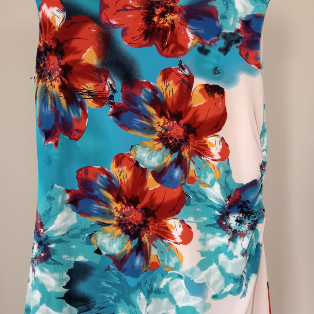Multicoloured Print Dress - Liz Jordan
