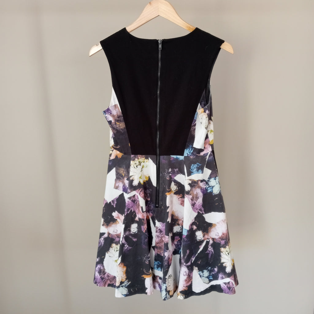Black Floral Dress - Portmans