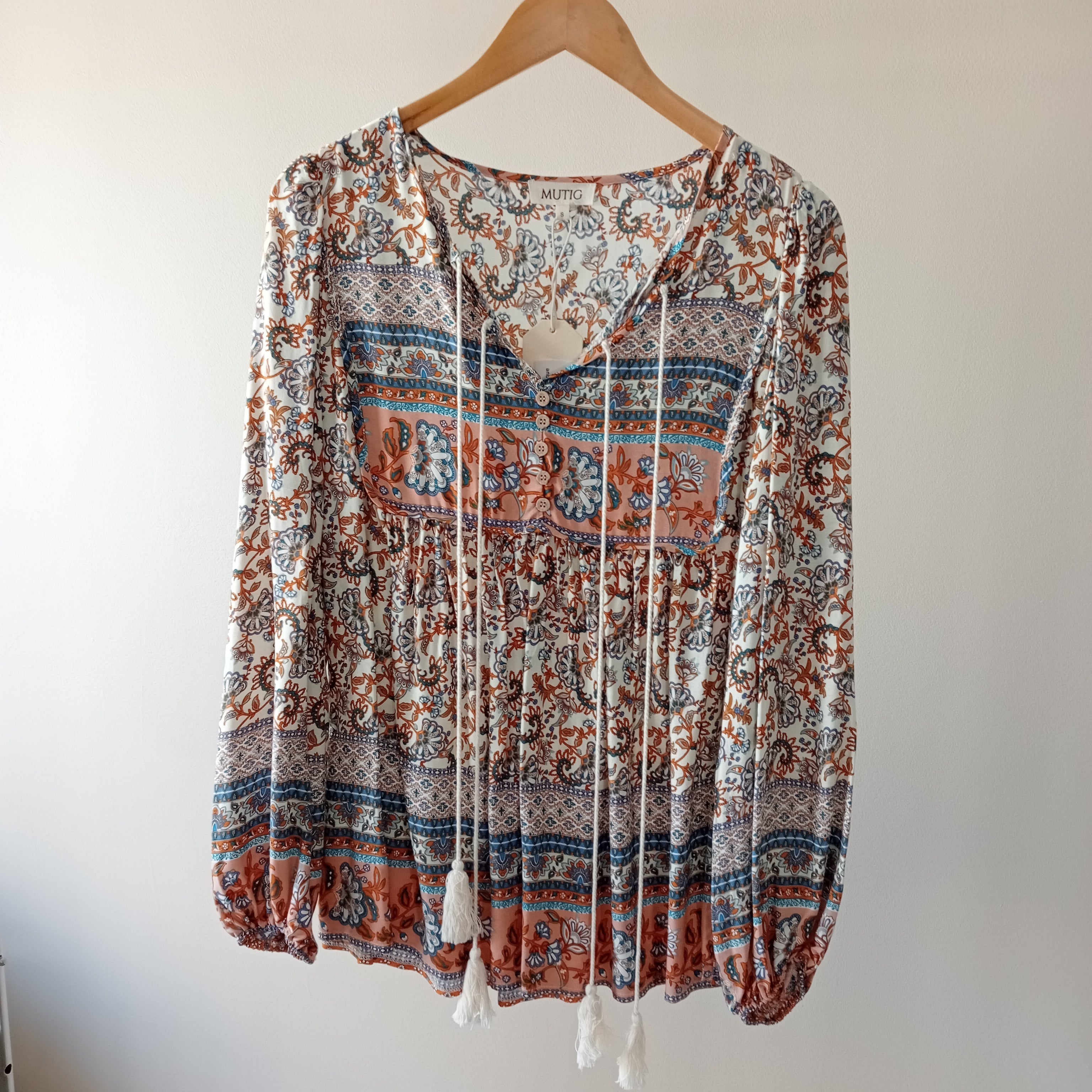 Brown Boho Top - Mutig