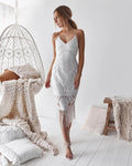 White Lace Dress - Two Sisters