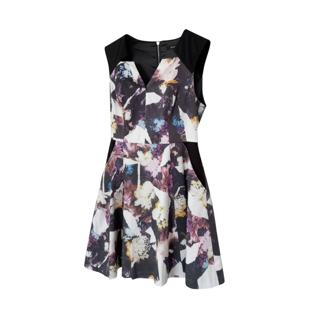 Black Floral Dress - Portmans