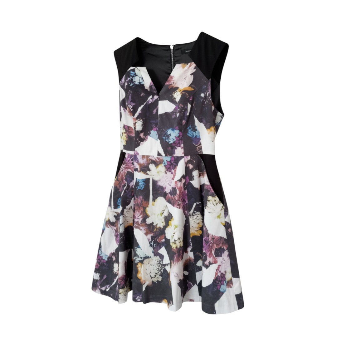 Black Floral Dress - Portmans