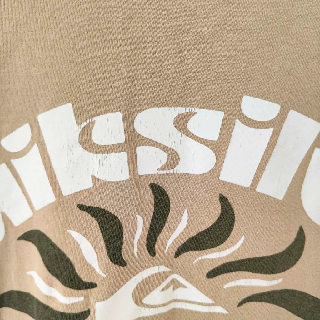 Beige Motif T-Shirt - Quicksilver