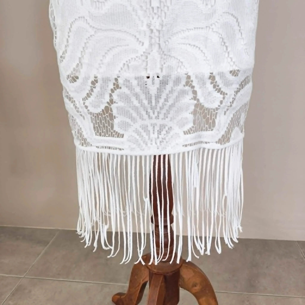 White Lace Dress - Two Sisters