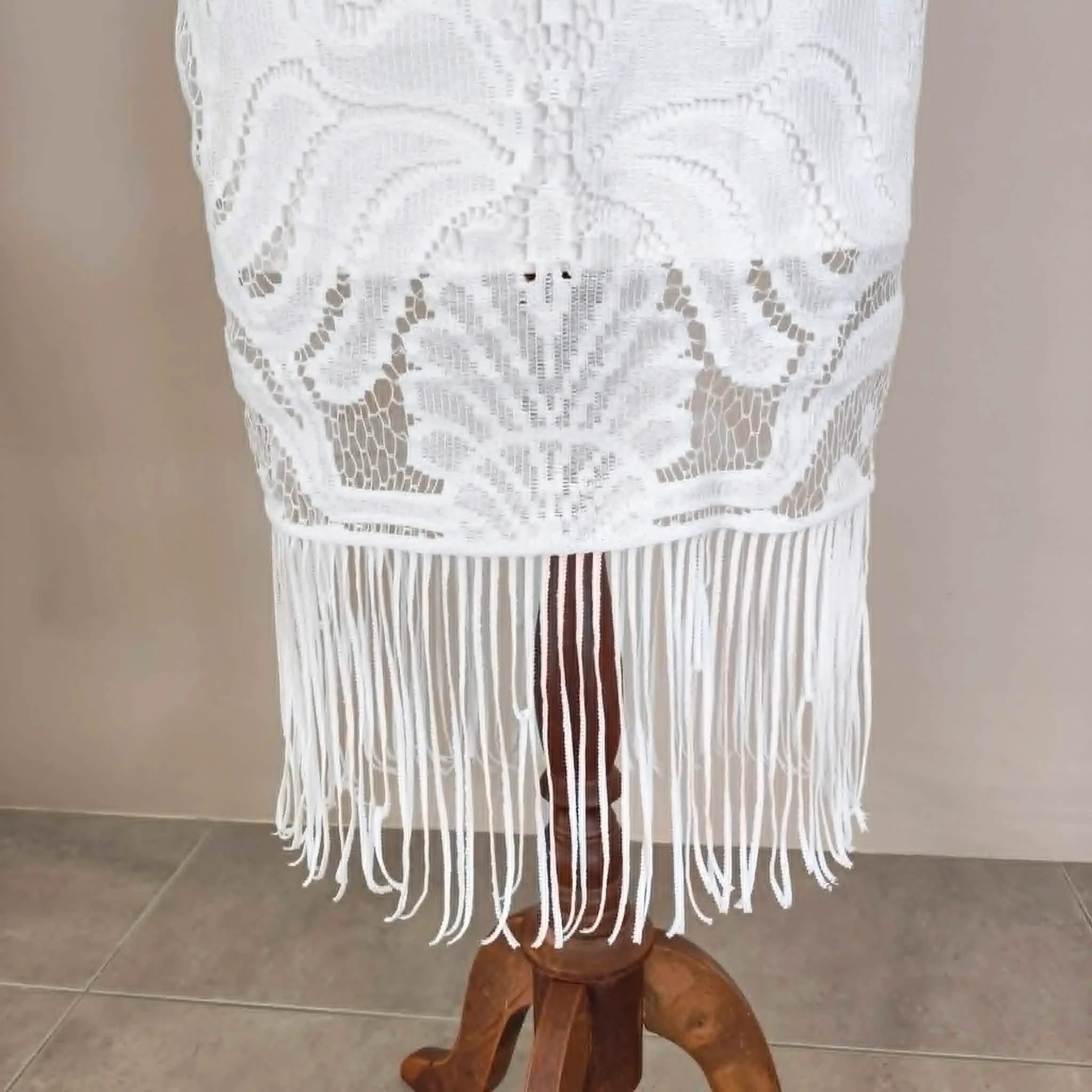 White Lace Dress - Two Sisters