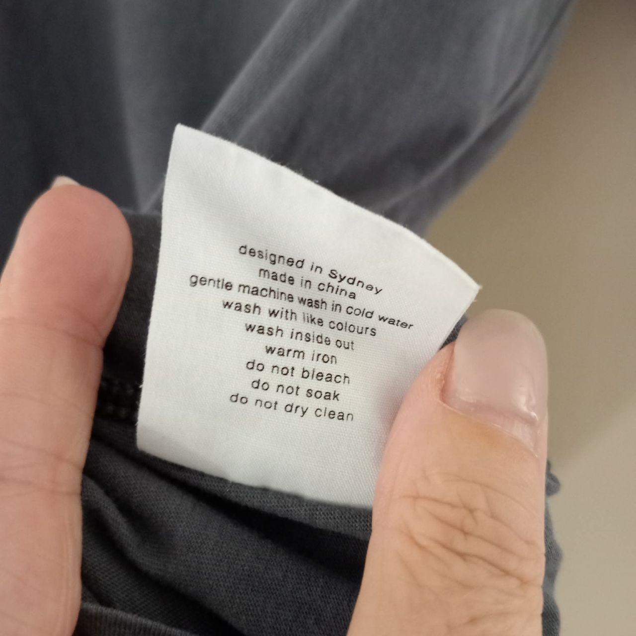 Grey T-Shirt - Assembly Label