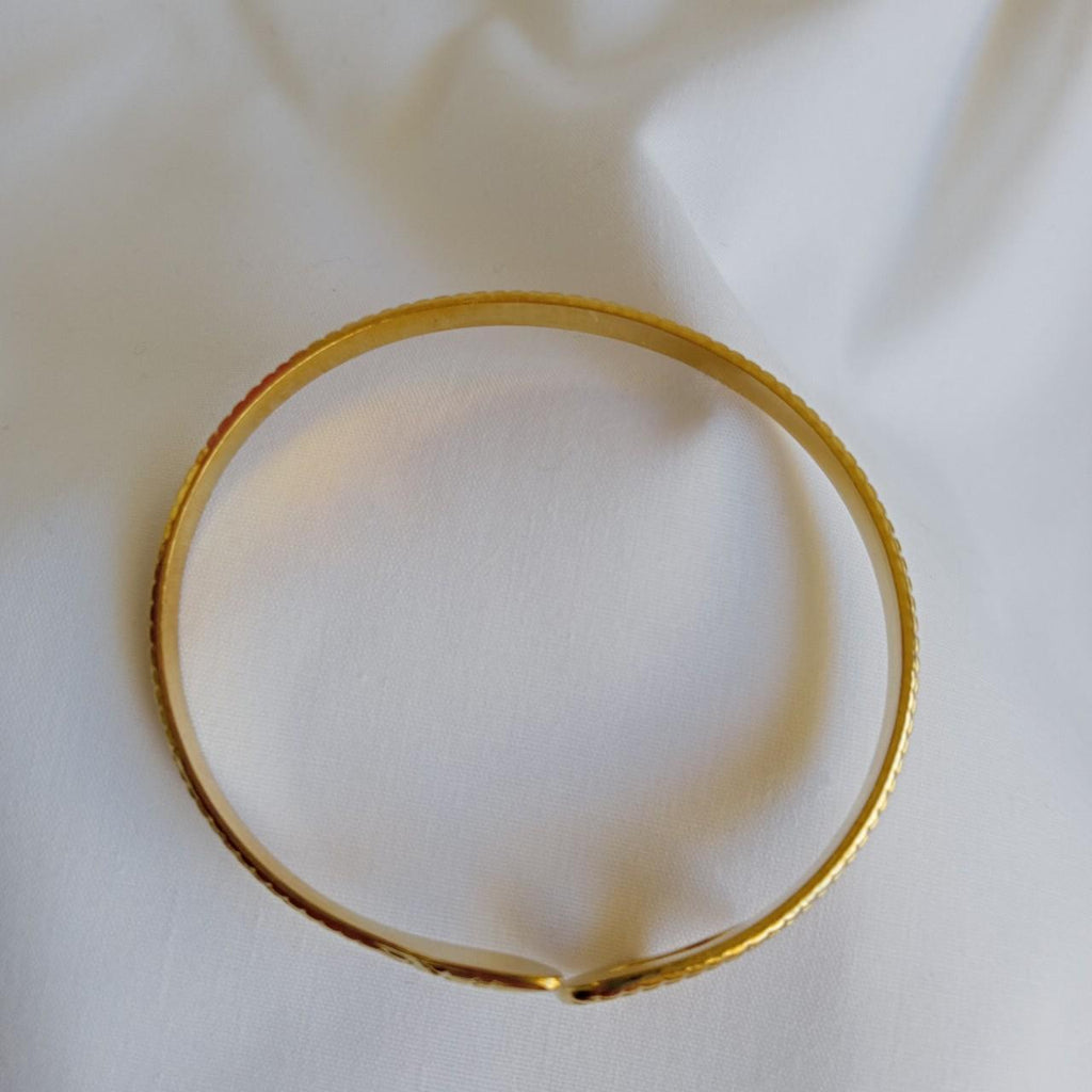 18k Gold Plated Waterproof Snake Bangle 