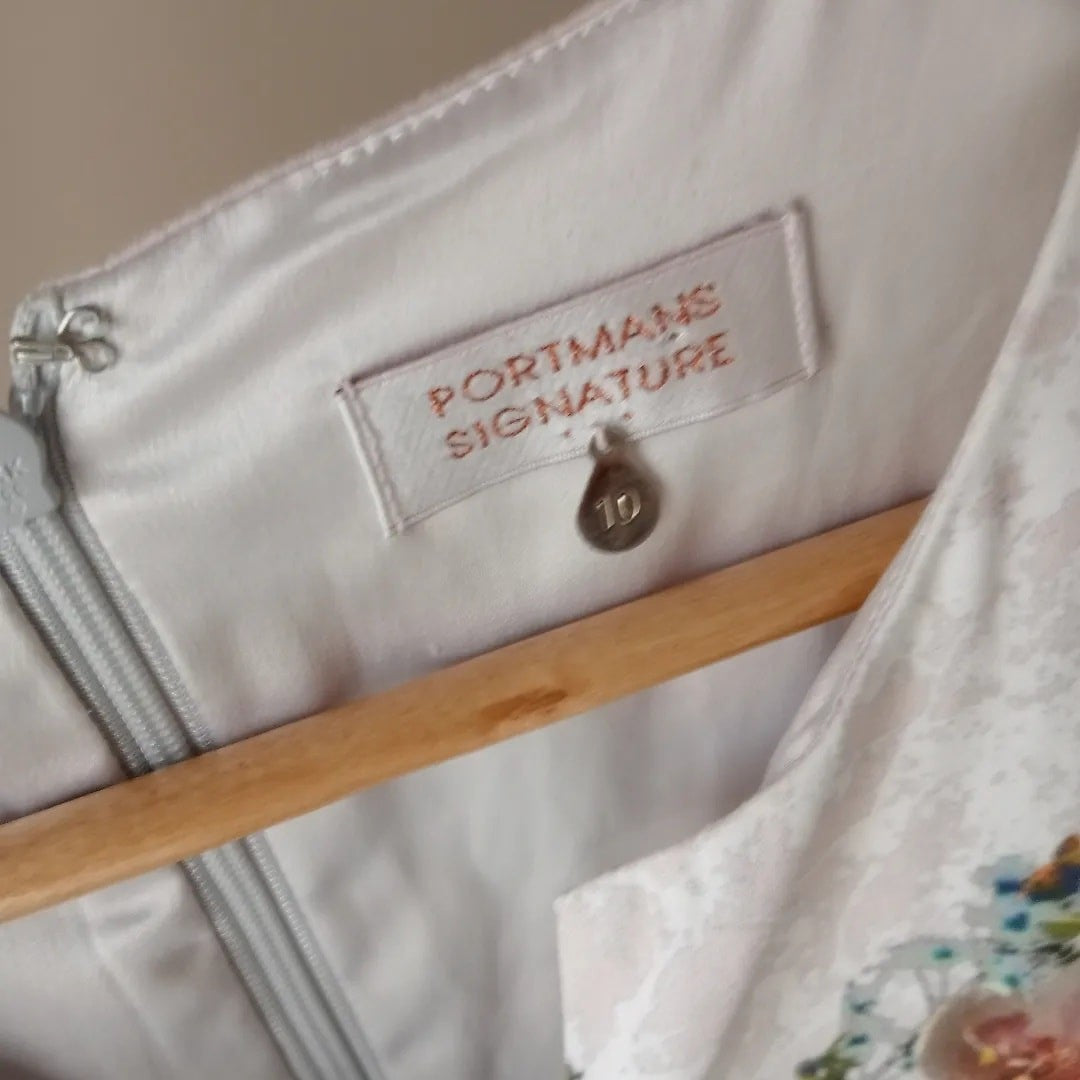 White Floral Dress - Portmans