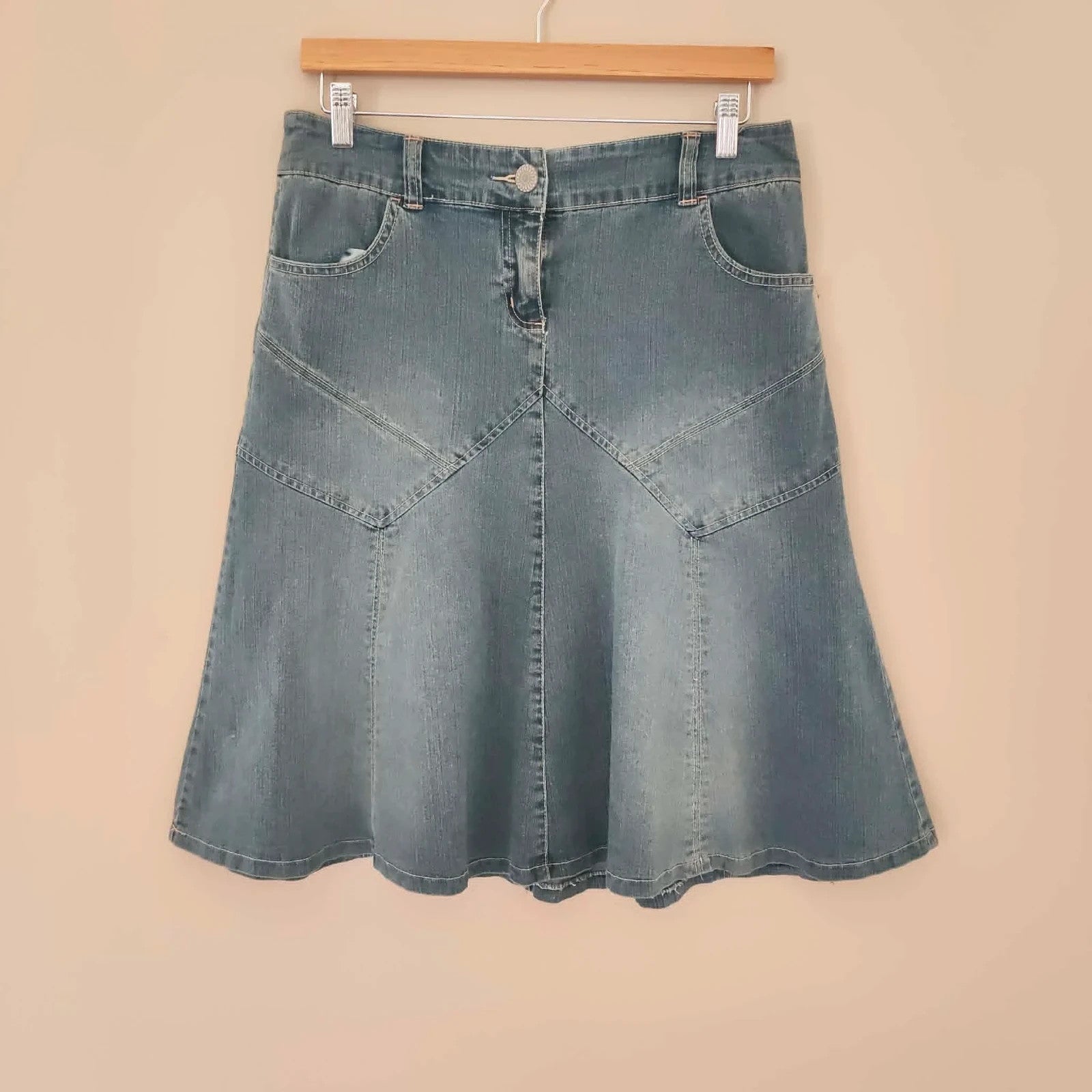Flared Denim Skirt - Dorothy Perkins