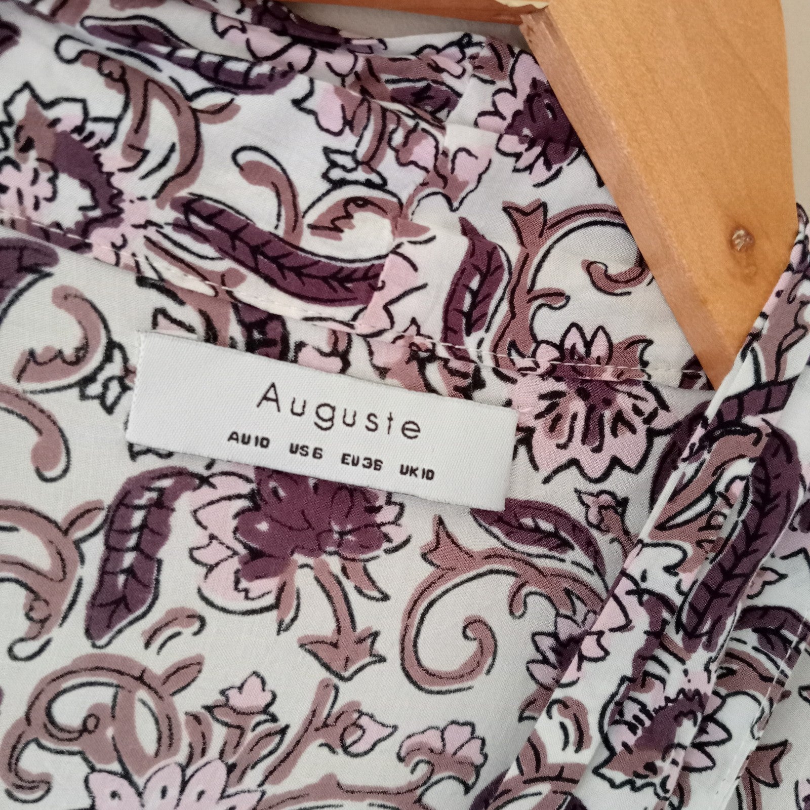 Purple Floral Kimono - Auguste The label