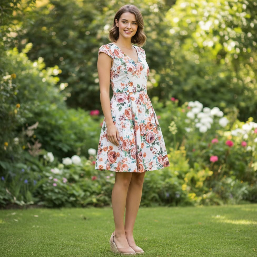 Pink Floral Dress - Review