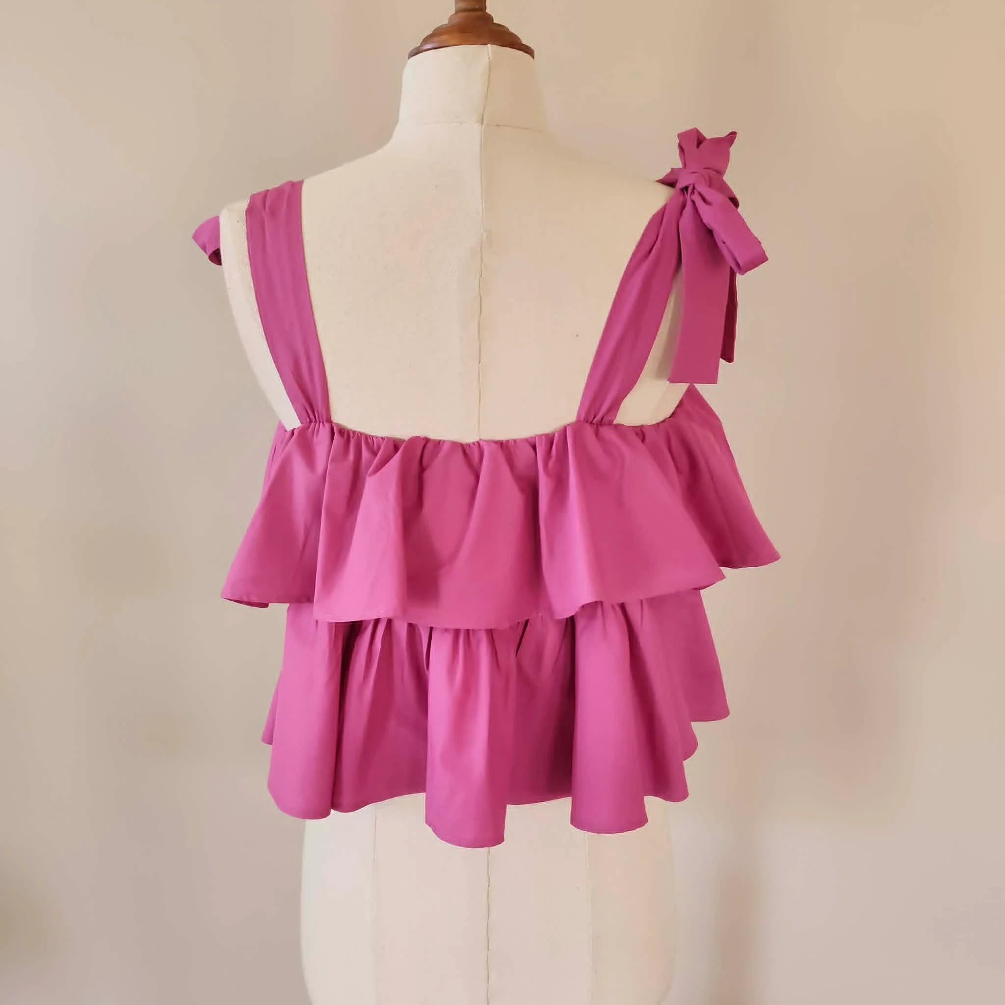 Hot Pink Crop Top - The Eight Letter