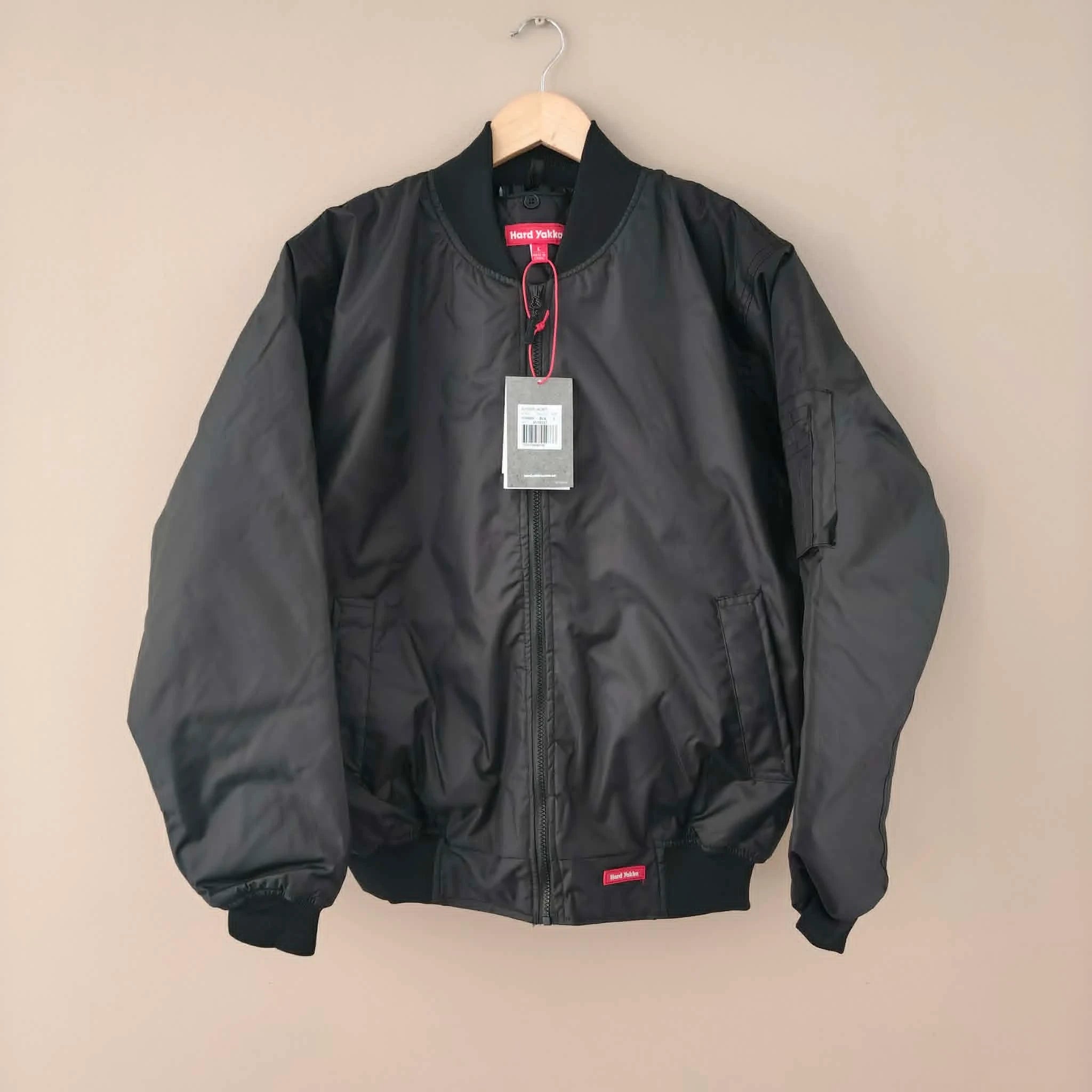 Black Bomber Jacket - Hard Yakka