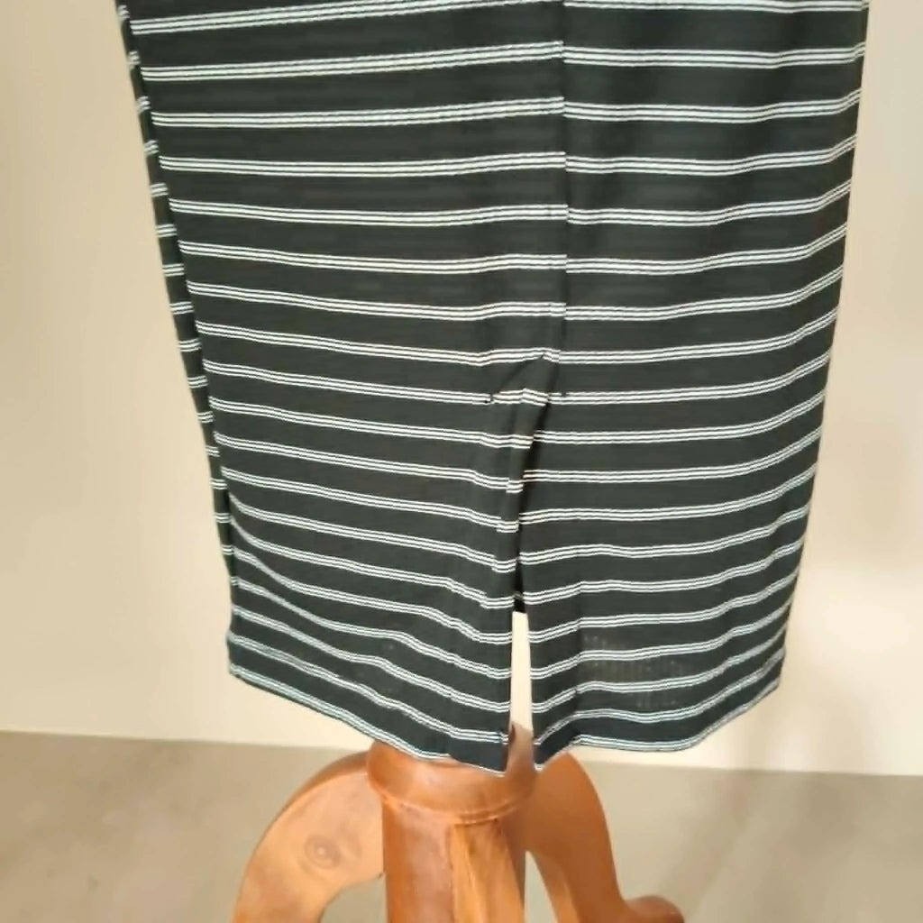 Black & White Stripe Knit Dress - Next
