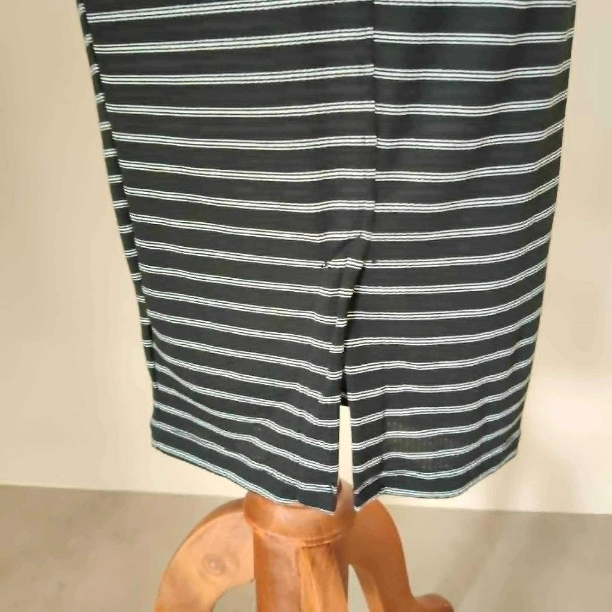 Black & White Stripe Knit Dress - Next
