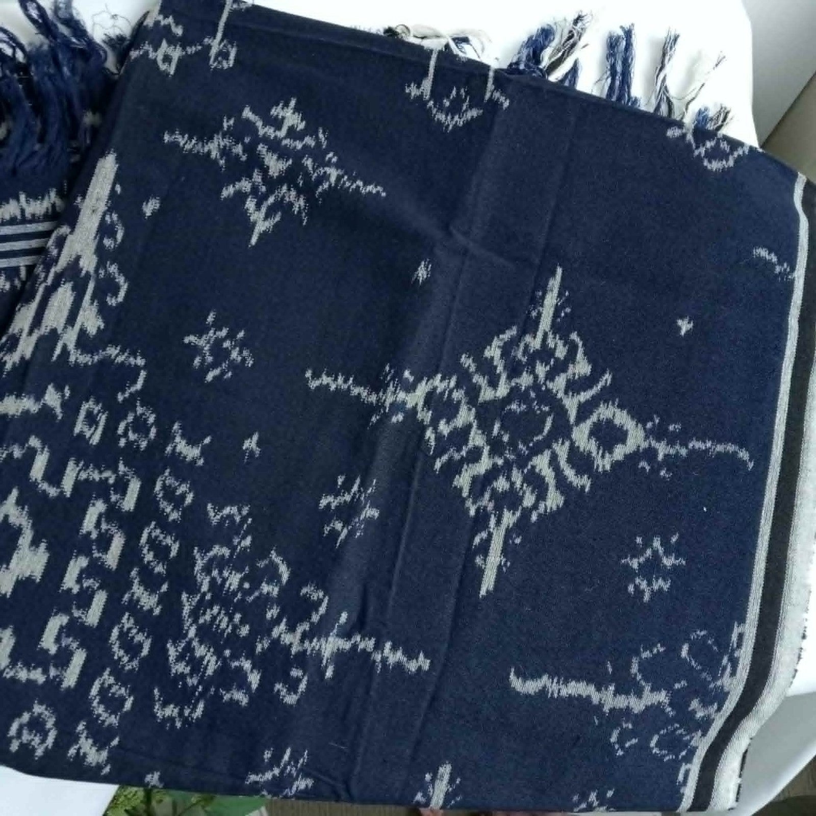 Blue Woven Blanket