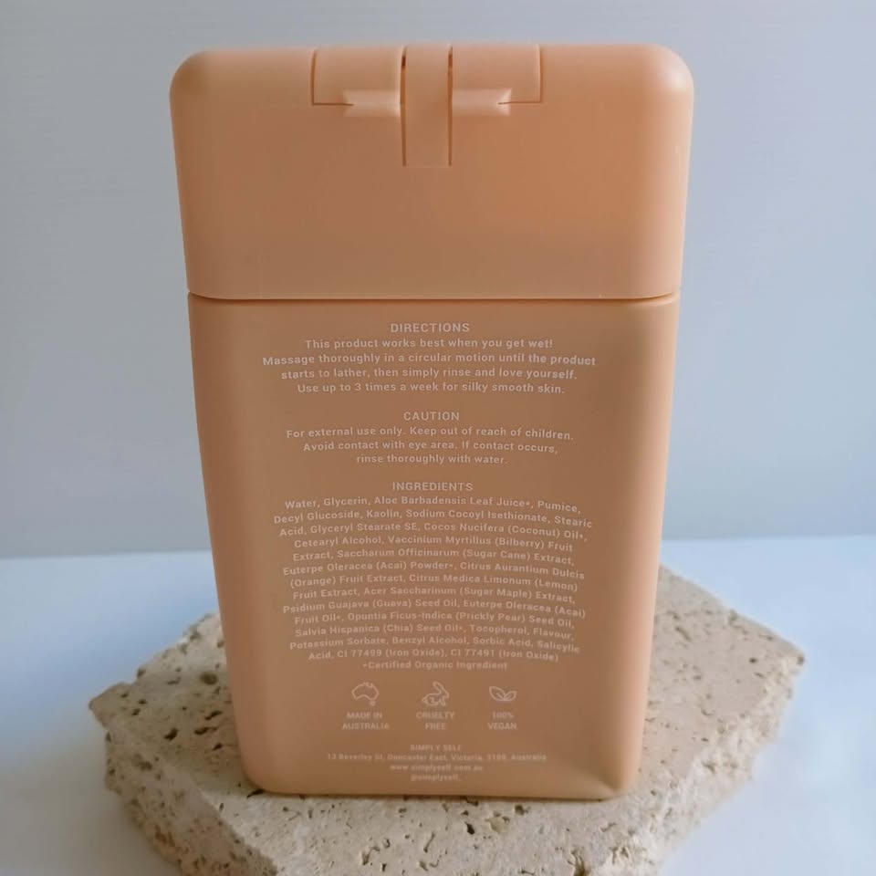 Simply Self, Tan Mit, Body Scrub, Body Moisturiser
