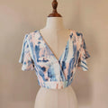 Blue/Pink/White Crop Top - Style State
