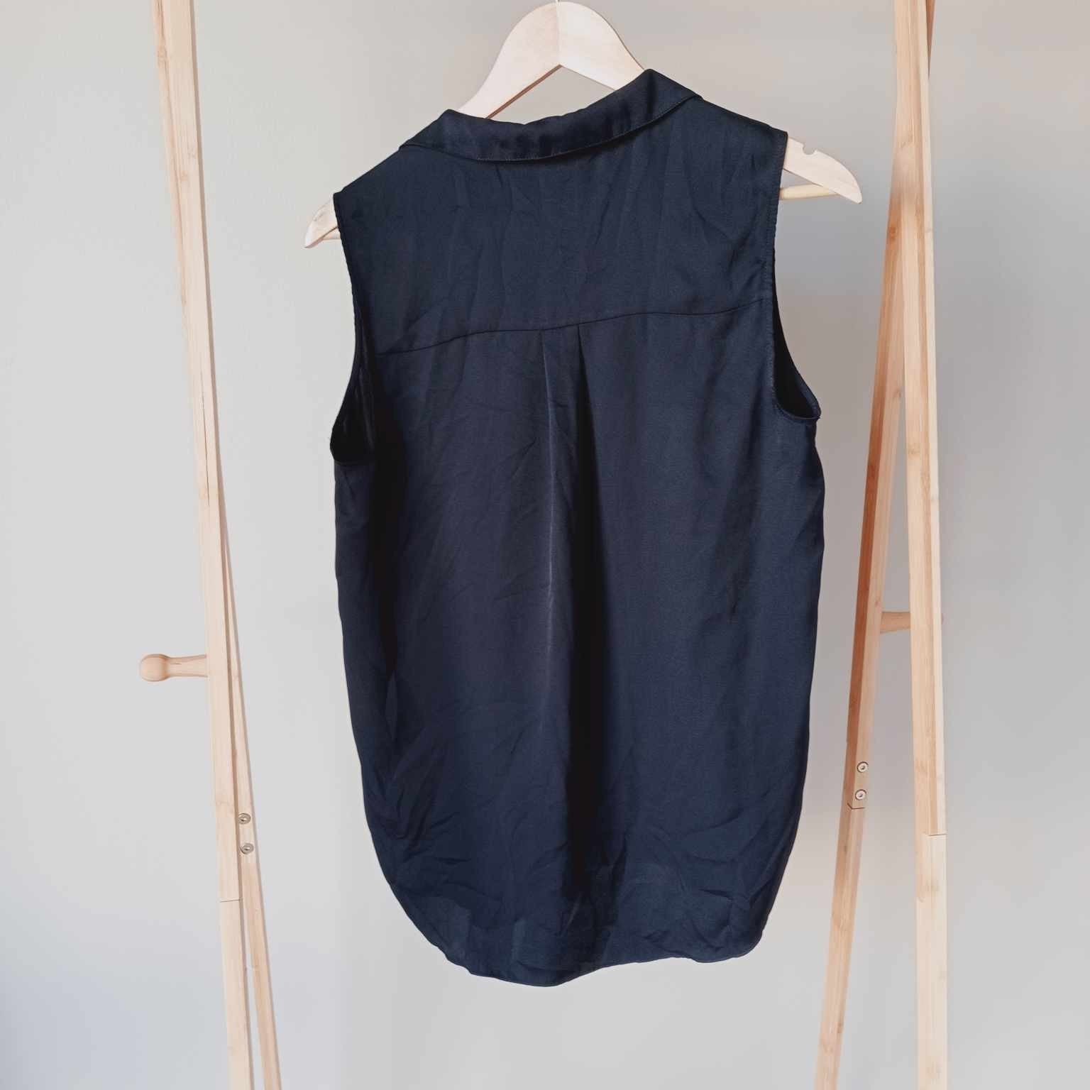 Black Sleeveless Blouse - Forever New